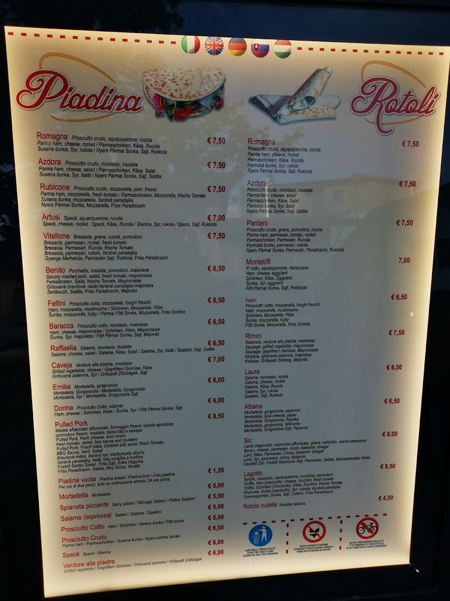 Menu Piadina Dorina-7