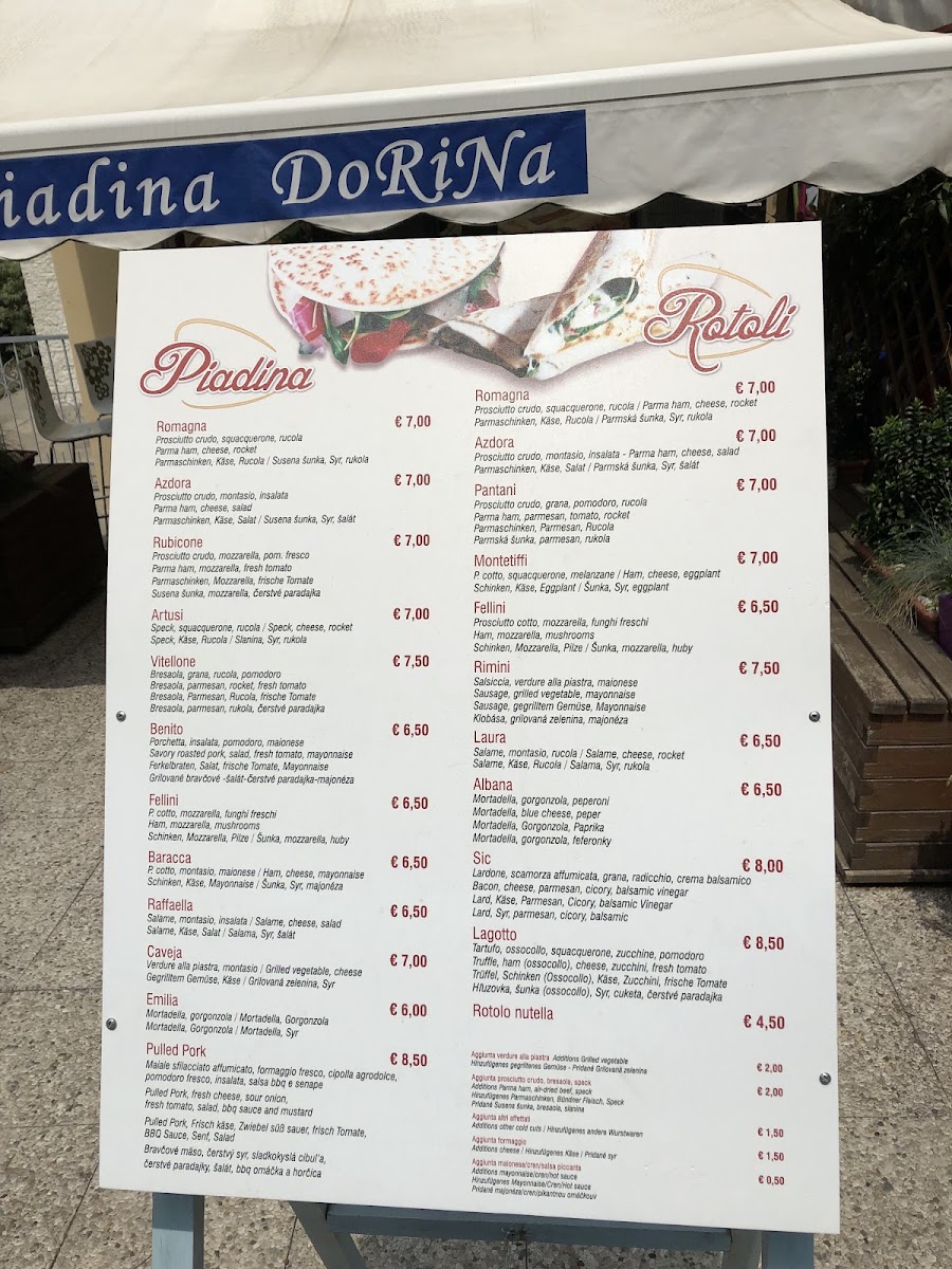 Menu Piadina Dorina-8